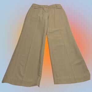 LOFT Women’s 2 Tan Flare Dress Pant